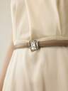 MOTF PREMIUM KHAKI COLOR RHINESTONE BUCKLE BELT