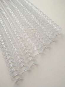 (1 Piece/Pack) 10Pcs Plastic Colorful Coil Binding Rings, PVC Binding Coils Suitable For A4, A5, B5 Books, Notebooks, Binders.