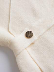 Franclia 2pcs/Set Women Casual Loose Fashion Elegant Commuting High-Quality Knitted Sweater Set, Autumn/Winter