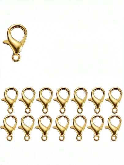 5/20/60 Pieces Premium Jewelry Clasps And Findings Kit For DIY Bracelet Necklace Making Professional Crafting Supplies Adult Hobbyists Gift Idea Metal Components