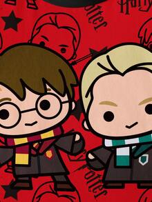 HARRY POTTER X SHEIN Young Boy Cartoon Figure Graphic Round Neck Short Sleeve T-Shirt