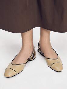 Mnmlis WOMEN FLATS - Apricot - View 3