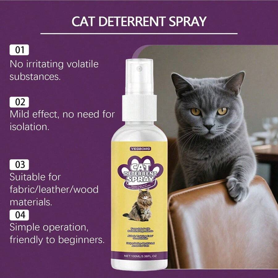 Lpc/2pcs Cat Scratch Spray, Gentle Formula, Comfortable For Cats, Good For Cat Behavior, And Protects Furniture - Multicolor - View 1