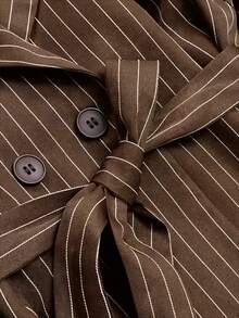 GlowEve A Two Pieces Autumn Set For Women's Elegant And Commuting Style Woven Together - Coffee Brown - View 7