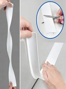 硅胶灶台缝隙密封条，易清洁耐热，宽大加长，可密封厨房灶台缝隙，防止溢出物渗入台面、烤箱、灶台、洗衣机、烘干机（21英寸，白色） - 彩色 - 查看 4