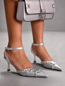 CUCCOO SZL Women Pumps - Silver - View 4