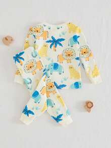 Cozy Pixies Baby Boys Pajamas Snug Fit Summer Baby Pajamas Baby Pajamas Baby Pjs Bamboo Baby Pj Set - Multicolor - View 2
