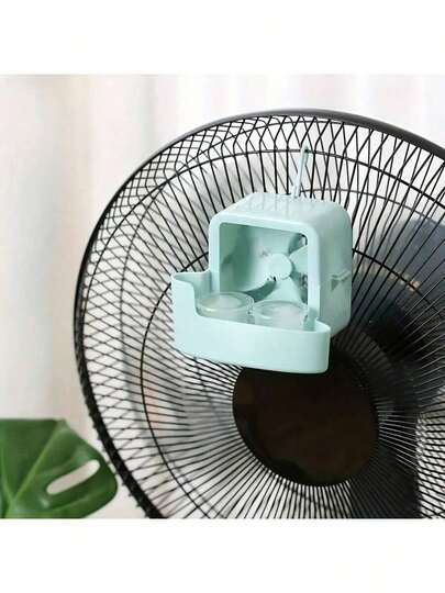 1set Floor Fan With No-Drilling Installation, Multi-Functional With Humidifier, Electric Fan, Household Floor Fan, Desk Fan For Cooling And Air Conditioning, Summer Hanging Fan With Ice Cubes, Oscillating Fan For Rapid Cooling.