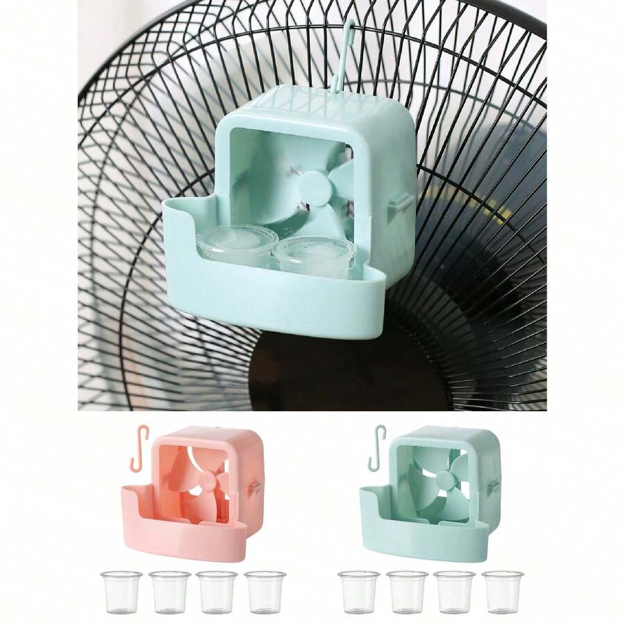 Ventilador portátil con clip y tecnología de enfriamiento por niebla de hielo, adecuado para uso en el hogar, la oficina y al aire libre - un ventilador de enfriamiento personal ligero y compacto que proporciona un flujo de aire refrescante para aliviar el calor del verano. - Multicolor - Ver 1
