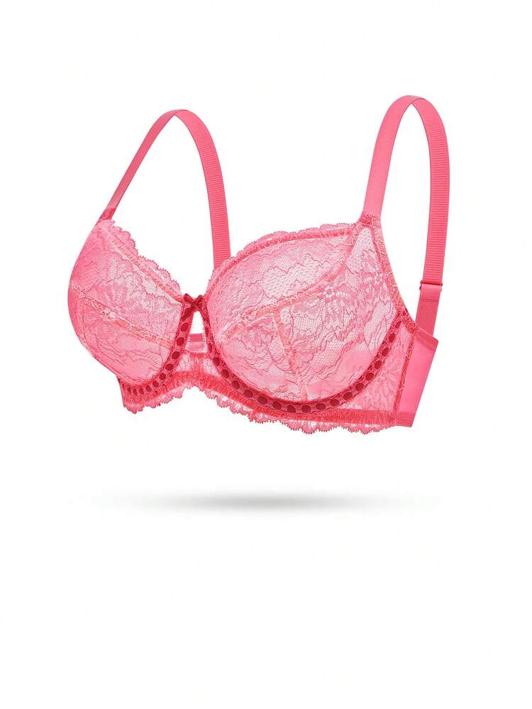 Full Coverage Unlined Lace Bra