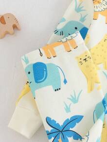 Cozy Pixies Baby Boys Pajamas Snug Fit Summer Baby Pajamas Baby Pajamas Baby Pjs Bamboo Baby Pj Set - Multicolor - View 7