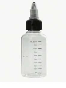 60ml/Plastic PET Juice Liquid Capacity Dropper Bottles Twist Top Cap Tattoo Pigment Ink Containers - White - View 4