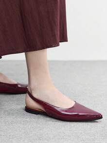 CUCCOO BIZCHIC 女士平底鞋 - 酒紅色 - 查看 5