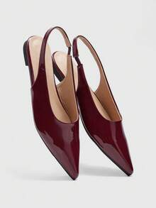 CUCCOO BIZCHIC 女士平底鞋 - 酒紅色 - 查看 6