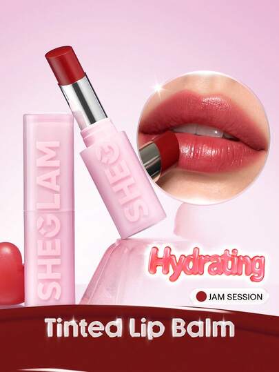 SHEGLAM Silk Slip Bálsamo Labial con Aceite-Jam Session Marca Belleza Maquillaje Maquullaje Cosmética para Mujeres Niñas Perfecto para Invierno Ideal para Y2K Elegante Moda Adecuado para Cumpleaños Regalo Fiesta Listo Mejor Color