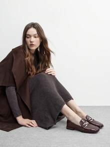 CUCCOO BIZCHIC 2025 New Autumn/Spring Flat Non-Slip Retro British Style Women Loafers, Slip-On Shoes, Christmas Gift Valentine's Day - Coffee Brown - View 5