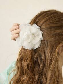 MOTF PREMIUM KẸP TÓC HÌNH HOA 3D THỜI TRANG & THANH LỊCH DÀNH CHO NỮ - trắng - Xem 3