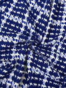 SHEIN Clasi 女士优雅格纹西装外套，百搭日常长袖西装外套，经典格纹通勤外套，秋季必备 - 藏蓝色 - 查看 7