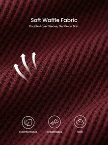 LUVLETTE Women Plus Waffle Knit Long Robe With Tie Night Gown Women Bath Robe