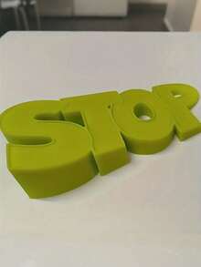 Joivida Home Practical English Letter STOP Personalized Door Stop