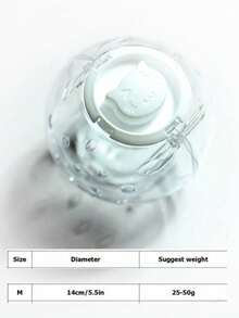 1 pieza Rueda giratoria para hámster con soporte, disco giratorio para hámster, bola de ejercicio de cristal transparente, suministros de juguetes para mascotas pequeñas - Multicolor - Ver 18