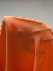 INAWLY 純色正面紐帶長袖襯衫 - 珊瑚橙 - 查看 6