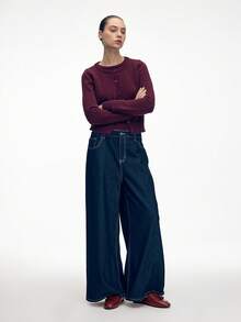 Mnmlis Women Flats Valentine's Day - Burgundy - View 3