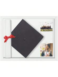 1个3D立体可填充相框 A4/8英寸/10英寸/6英寸 3D相框，深框可填充相框，适用于照片、花束、绘画、纪念品、DIY艺术品、奖章（白色） - 白色 - 查看 9