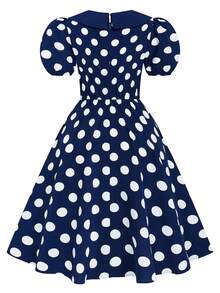DreamSkyne Plus Size Simple Fashion Casual Daily Dress,Valentine - Royal Blue - View 2
