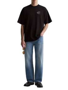 Monogram Men's T-Shirts Black - Black - View 3