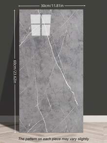 30片自粘仿大理石纹墙贴，乙烯基墙板，可移除可重复使用壁纸，适用于厨房、卧室、客厅、浴室家居装饰 - 彩色 - 查看 11