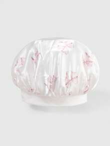 ROMWE Kawaii 1 包女士蝴蝶结睡帽宽边弹力樱桃印花发帽 - 彩色 - 查看 4