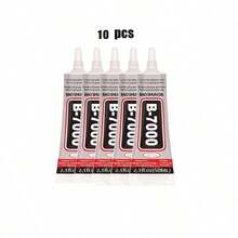 透明针尖工艺胶，适用于水钻、美甲、珠宝和织物 - 不堵塞多用途粘合剂，适用于鞋子、手机 DIY、配饰、服装、工艺品 - 彩色 - 查看 15