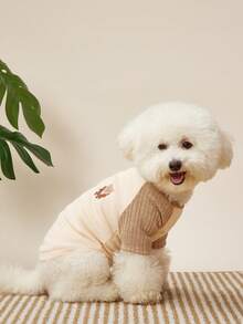 PETSIN Pet Undershirts - New Fall Collection Dog Clothes For Pomeranian, Bichon Frise, Yorkies,Poodles, And Other Small Breeds - Brown - View 1
