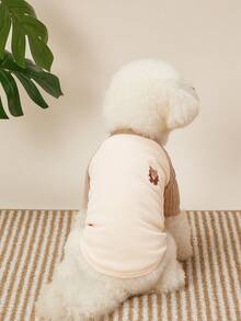 PETSIN Pet Undershirts - New Fall Collection Dog Clothes For Pomeranian, Bichon Frise, Yorkies,Poodles, And Other Small Breeds - Brown - View 2