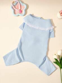 PETSIN Pet Clothes For Autumn And Winter, New Waffle Collar Cardigan, Pullover, Four Legged Clothes, Warm Dog And Cat Clothes