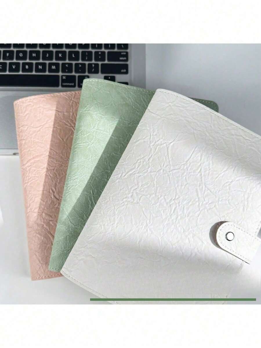 Notebook Smooth And Fluent Writing With Detachable Soft Leather Cover For Student Stationery Office Supplies,School Supplies,Back To School - Multicolor - View 1