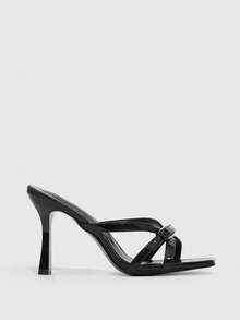 CUCCOO SZL Women Heeled Sandals Valentine's Day - Black - View 10