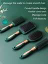 5/1pc Comb, Styling Comb, Hair Cutting Comb, Curling Comb, Air Cushion Comb, Massage Comb, Detangling Comb, Massager, Hair Dye Comb, Head Massage Brush, Easily Glide Through Tangles, Plastic Grooming Tool, Blow Dry & Straightening, Oval Cushion Brush, Suitable For Thick/Curly/Fine/Long/Short Hair Dry/Wet