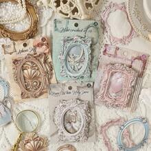 1Pc Die-Cut European Style Stickers Journal Scrapbooking Supplies Kids Sticker Packs Cross-Border Craft Stickers - Green - View 3