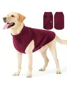1pc Dog Fleece Sweater, Soft Dog Vest Apparel Sleeveless Puppy Winter Cold Weather Clothes Doggie Jacket Pullover For Small Medium Dogs And Cats - Multicolor - View 1