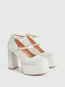 CUCCOO LuxiPop 女士高跟鞋 - 杏色 - 查看 3