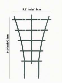 2/4 Piece Plant Trellis Set, Suitable For Potted Plants, Climbing Plants, And Stackable Plant Stands, Potted Flower Stand, Orchid Rose Artificial Plant Stand, Plastic Bracket - Multicolor - View 8
