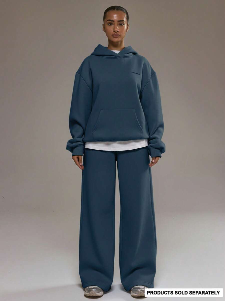 Musera Sport Quần thể thao ống rộng ngoại cỡ (chỉ quần) Padel Activewear Sport Gym Workout Casual - Dark Blue - Xem 1