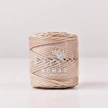 1 pieza 130g Cuerda de cuero sintético de poliéster y algodón de 2MM, hilo de tejido con hecho a mano de 50m, para decoración de pulseras, collares y cuentas de forma cultural y lúdica - Multicolor - Ver 22