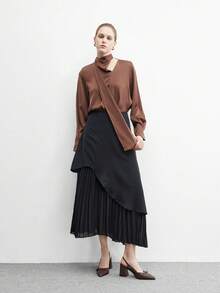 CUCCOO BIZCHIC Giày cao gót mũi nhọn màu đỏ tía cổ điển dành cho nữ, kiểu dáng slip-on, đa năng cho đi làm, hẹn hò, dự tiệc, kỳ nghỉ, đám cưới, Giáng sinh, Ngày lễ tình nhân, mùa xuân. - Màu nâu sáng - Xem 6