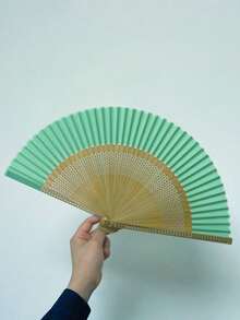 1/2Pcs Foldable Fan Hand Held Fan With Tassel For Outdoor Travel Dancing Performance Cheongsam Dressing Accessories Photo-Taking Props Best - Multicolor - View 11