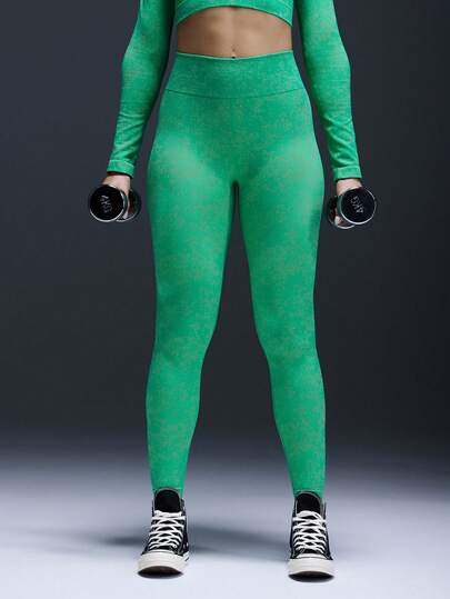 Powerista Women's Elastic Waist Everyday Fitness Leggings