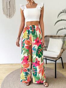 Coeurva Women's Simple Fashionable Casual Pants For Daily Wear - Multicolor - View 9