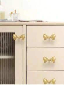 Elegant Brass Bow Drawer Handle - Fashionable Cabinet Door Handle, Suitable For Home Decoration, Suitable For Cabinet And Drawer Door Handles - Multicolor - View 7